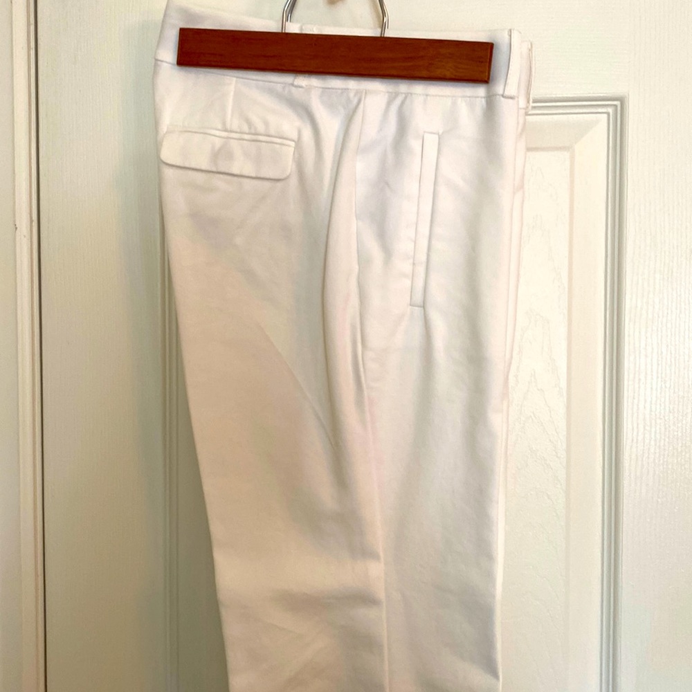 Banana Republic white slacks
